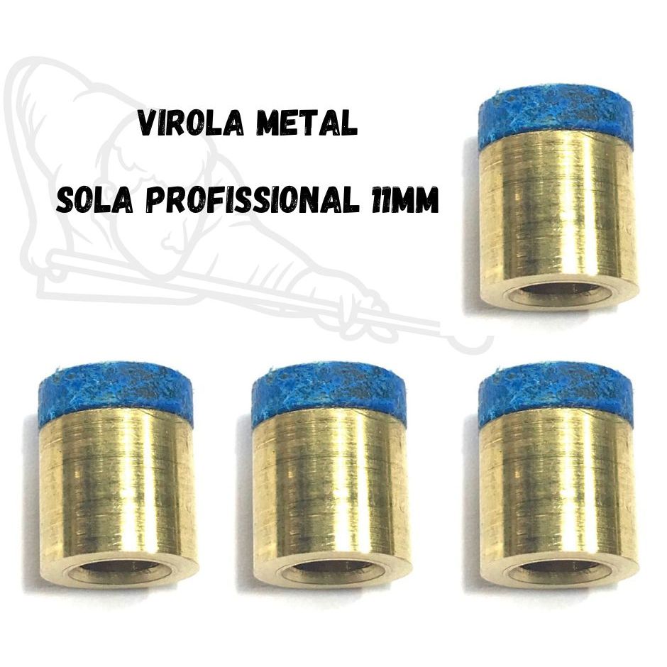 Virola C/ Sola de Couro P/ Taco de Sinuca Bilhar sinuca | Shopee Brasil