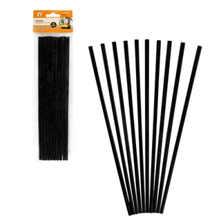 Conjunto de 5 de Hashi 24cm Durável Leve Sushi Comida Japonesa Tradicional Resistente Tamanho Padrão Temaki
