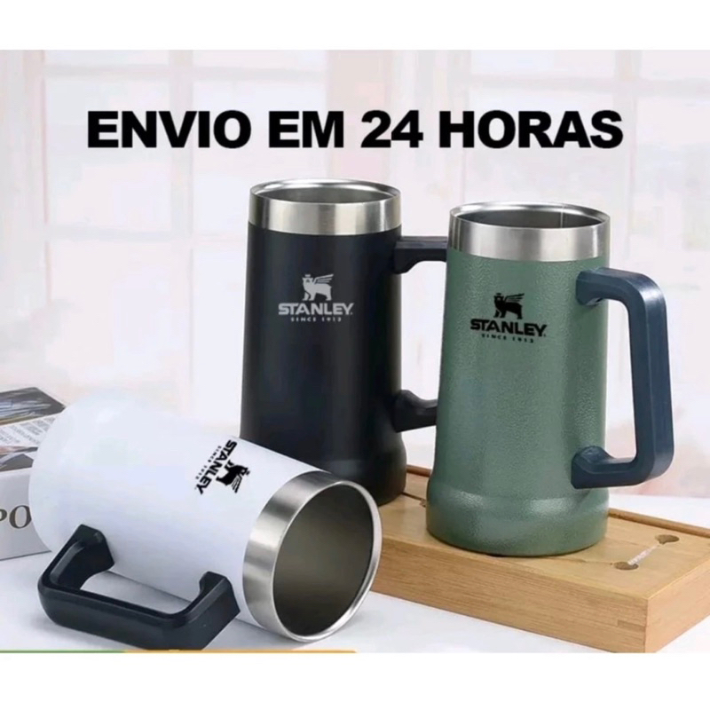 Caneca Térmica 710ML Aço inox mantem bebida gelada