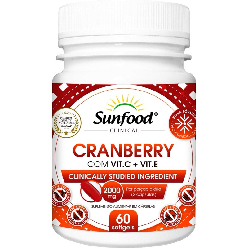 Cranberry 2000mg 60 Softgels Sunfood