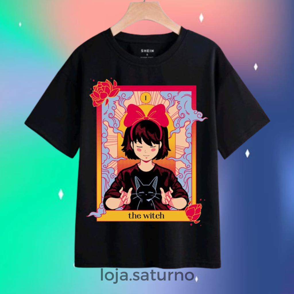 Camiseta Exclusiva O Studio Ghibli O Serviço De Entregas Da Kiki Celebre a Jornada Mágica De Uma Jovem Bruxa Envio Imediato