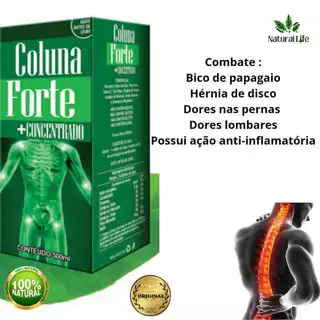 Coluna Forte 500 ml 100% natural Saúde da Terra