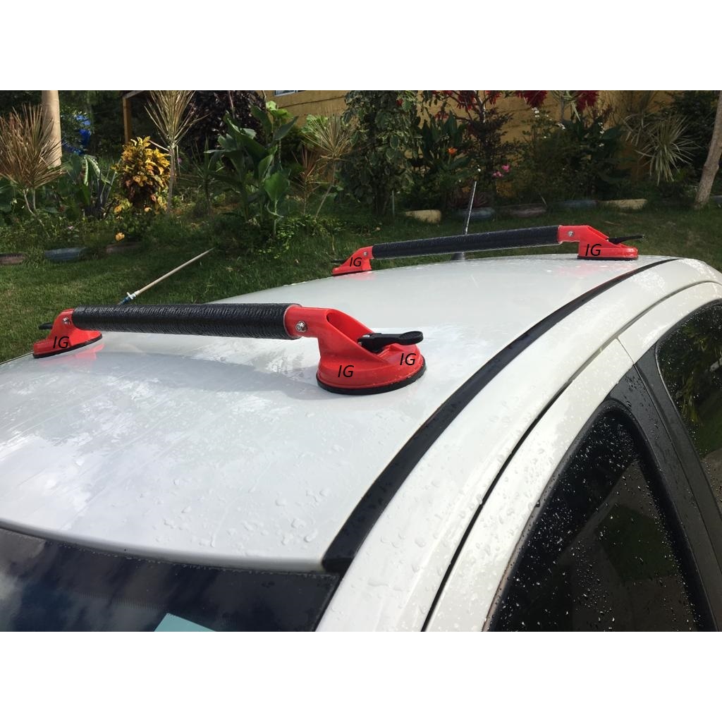 Rack De Teto 4 Ventosas Universal Veículos Surf