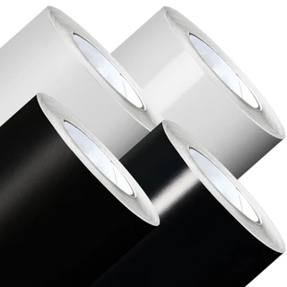 Película Adesiva Vinil Preto Blackout Isola Luz Solar Janela Vidro Porta Papel Branco Blockout