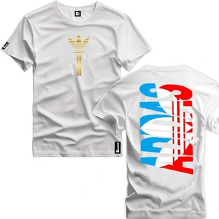 Camisa Básica Algodão Premium Estampada Unissex Verao