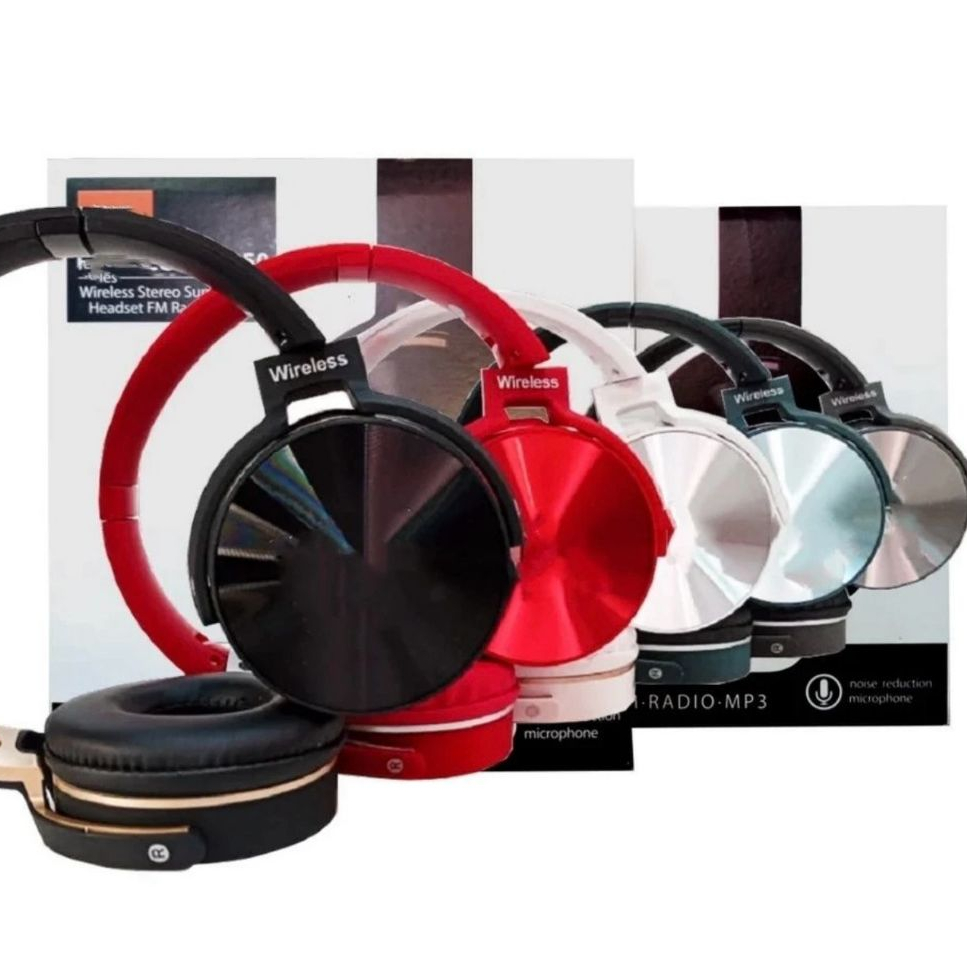 Fone de Ouvido Bluetooth Sem Fio JB 950 Wireless Radio FM Mp3 Cartão Memória Android IOS Headset Pc