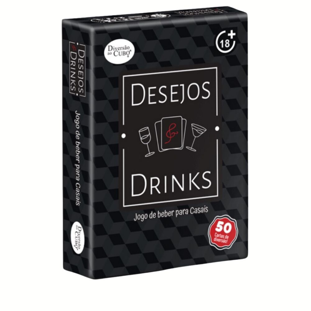 Jogo Desejos e Drinks Para Casais Diversão ao Cubo