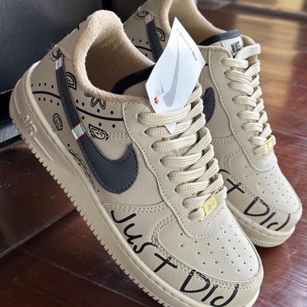 Tênis Masculino e Feminino AF1 Just did Areia Skate Casual Promoção 2024 Envio Imediato