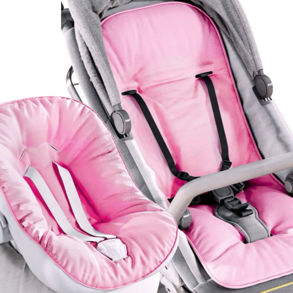 Capa para Carrinho de Bebê + Capa para Bebê Conforto Tecido 400 Fios ...
