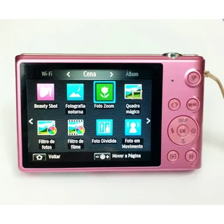 Câmera Digital Samsung ST150F - Visor LCD 3 Pol. Wi Fi 16.2 MegaPixels Cartão de 32 GB - Rosa