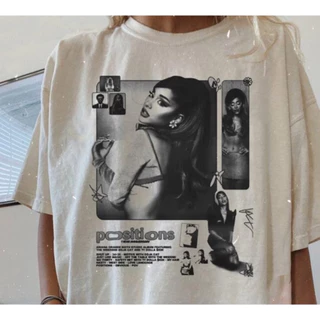 Camiseta TShirt Unissex Algodão Ariana Grande Album Positions