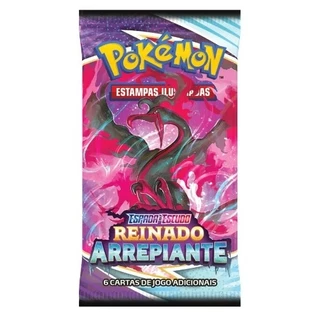 booster raro avulso de cartas Pokémon Reinado Arrepiante TCG original Copag em português novo lacrado