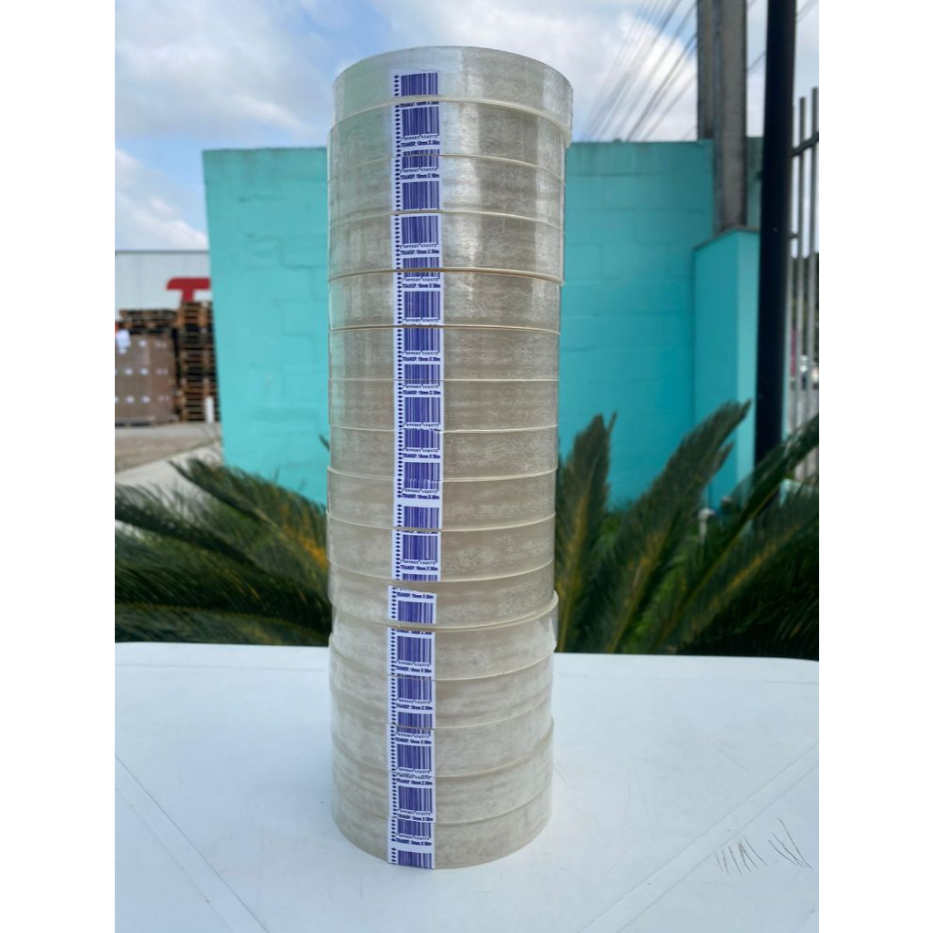 Caixa com 30 Fitas Adesivas Transparente 18x50 Metros Durex