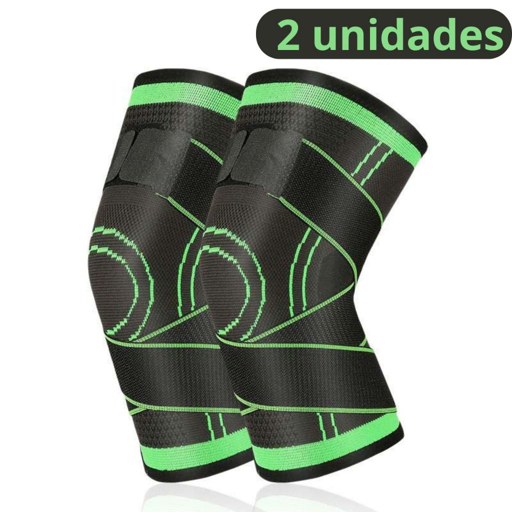 Joelheira Compressão Estabilizadora 360º Tensor De Joelho Reforço ...