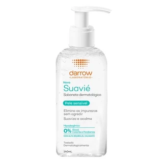 Sabonete Líquido Facial Darrow Suavie Peles Sensíveis e Sensibilizadas 140ml