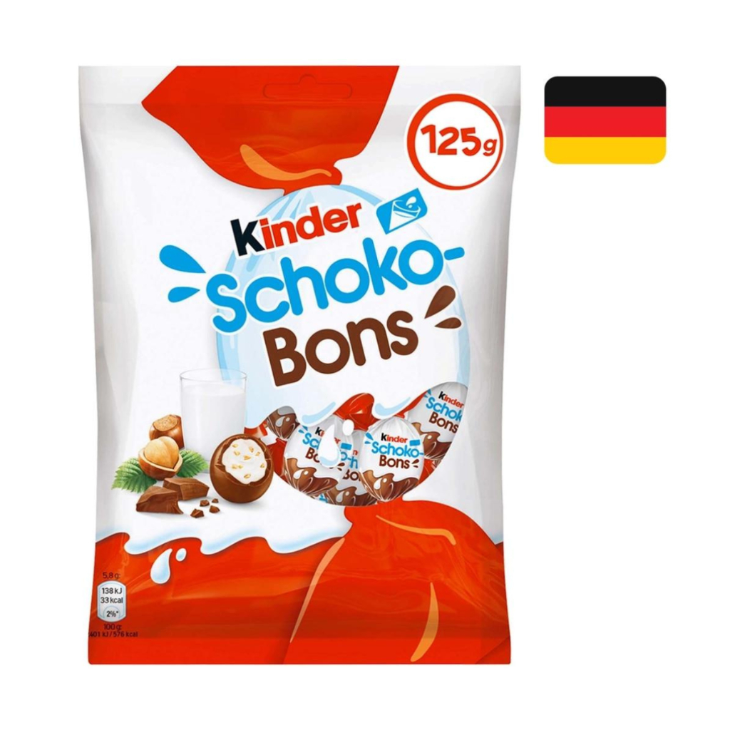 Chocolate Kinder Shoco Bons Importado Alemanha 125g
