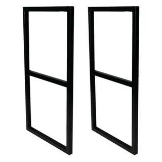 2 Suportes Prateleira Duplo Estilo Industrial Parede Teto