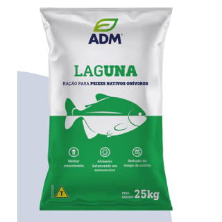 Saco 25 kg Ração Para Peixes Laguna 28% 6 A 8 mm