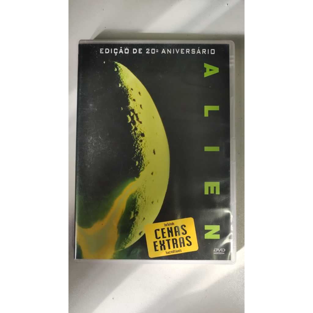 DVD - Alien Edição de 20 aniversário - Incluindo Cenas Extras | Shopee ...
