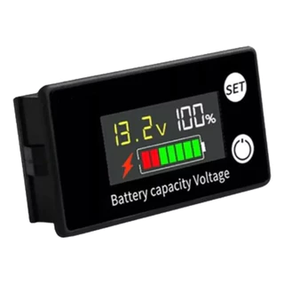 Voltímetro Digital Medidor Bateria 12v 24v 48v 72v - Envio imediato para todo Br