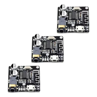 3x Mini Modulo Placa Receptor Bluetooth 5.0 Áudio Mp3 - Envio imediato para todo Br