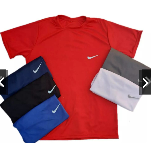 KIT 4 Camisetas Furadinha Dry Fit Academia Refletiva Lisa - Casual Treino Musculação Esportes Exercícios Corrida