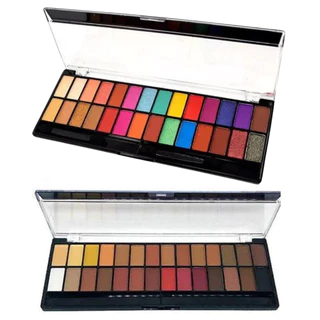 Paleta De Sombra 28 Cores - Belle Angel e Febella Paleta De Sombra Maquiagem Colorida e Neutra