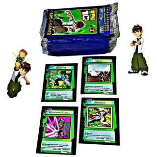 Kit 200 Cards Figurinhas Ben 10 Ominiverse Ominitrix =50 pcts Cards Ben ...