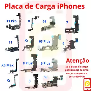 Placa de Carga/Doc De Carga/ Conector de Carga iPhone