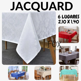 Toalha de Mesa Jacquard 6 lugares