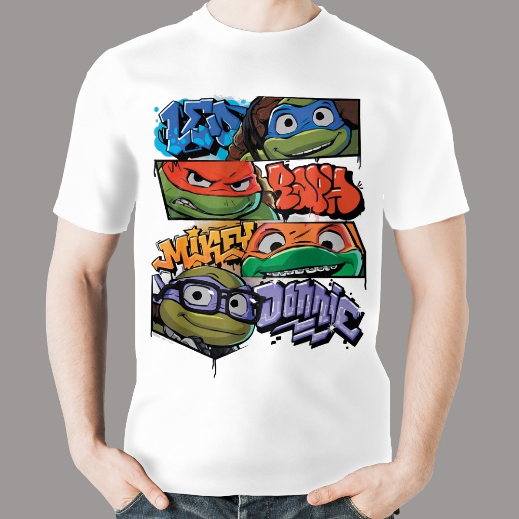 Camiseta Infantil Tartarugas Ninjas