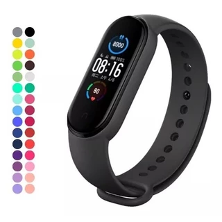 Pulseira Silicone Colorida Compatível Com Xiaomi Mi Band 5/6