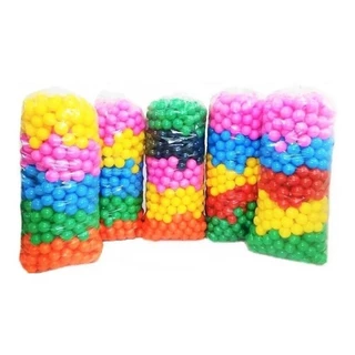 Kit C/ 300 76 Mm Bolinhas Para Piscina Coloridas. Qualidade No Mercado.