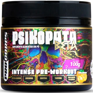 Psikopata Pré Treino com Beta Alanina - 100g - Pro Corps