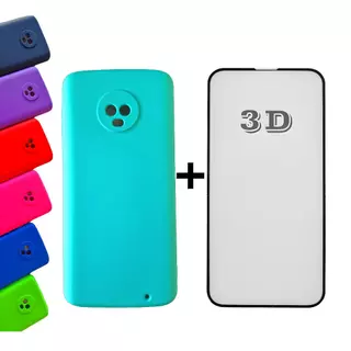 Kit Capinha Case + Película 3D P/ Moto G6 Plus