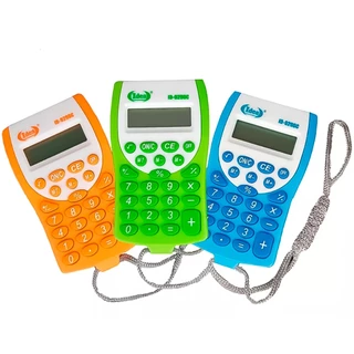 Mini Calculadora de Bolso KK-1660 Display 8 Dígitos Portátil Escritório Escola Colorida em Oferta na Shopee