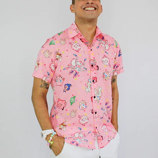 Camisa Pokefadas Pokémon Social Manga Curta