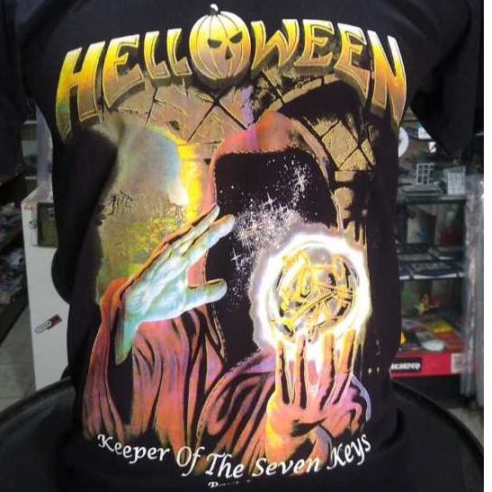 Camisetas da Banda Helloween (Unissex) 100% Algodão.
