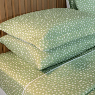 Jogo de lençol 3 Peças estampado Casal padrão com elastico 180 fios Basic
