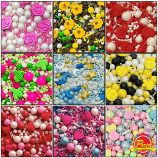 Confeitos de Açúcar Artesanais 100% Comestíveis Sprinkles 50g Diversas Opções - Jady