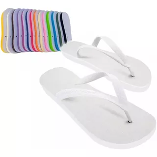 Chinelo Adulto para Sublimação com tiras. Diversas cores