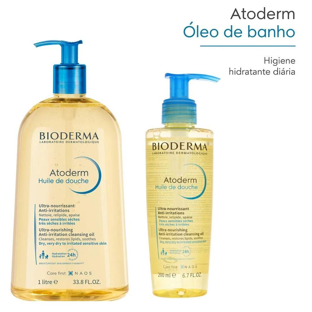 Óleo de Banho Bioderma Atoderm Huile Douche