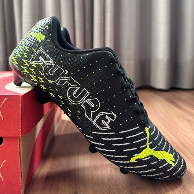 Chuteira Campo Puma Future Trava Costurada Promoção | Shopee Brasil