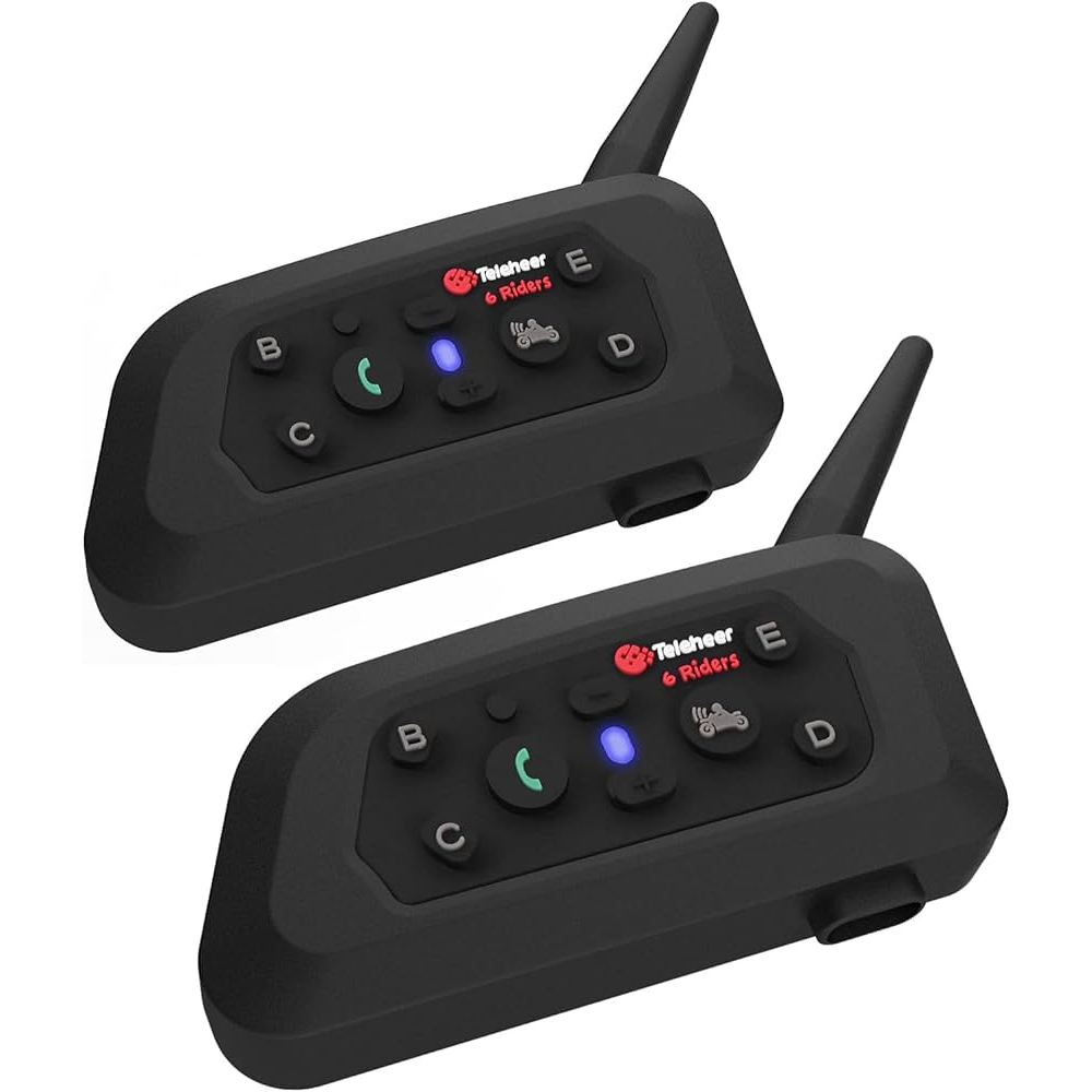 Intercomunicador Capacete Moto V6 1200m Radio Comunicado