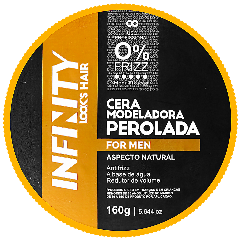 Cera Modeladora Perolada 160g INFINITY LOOKS HAIR | Shopee Brasil