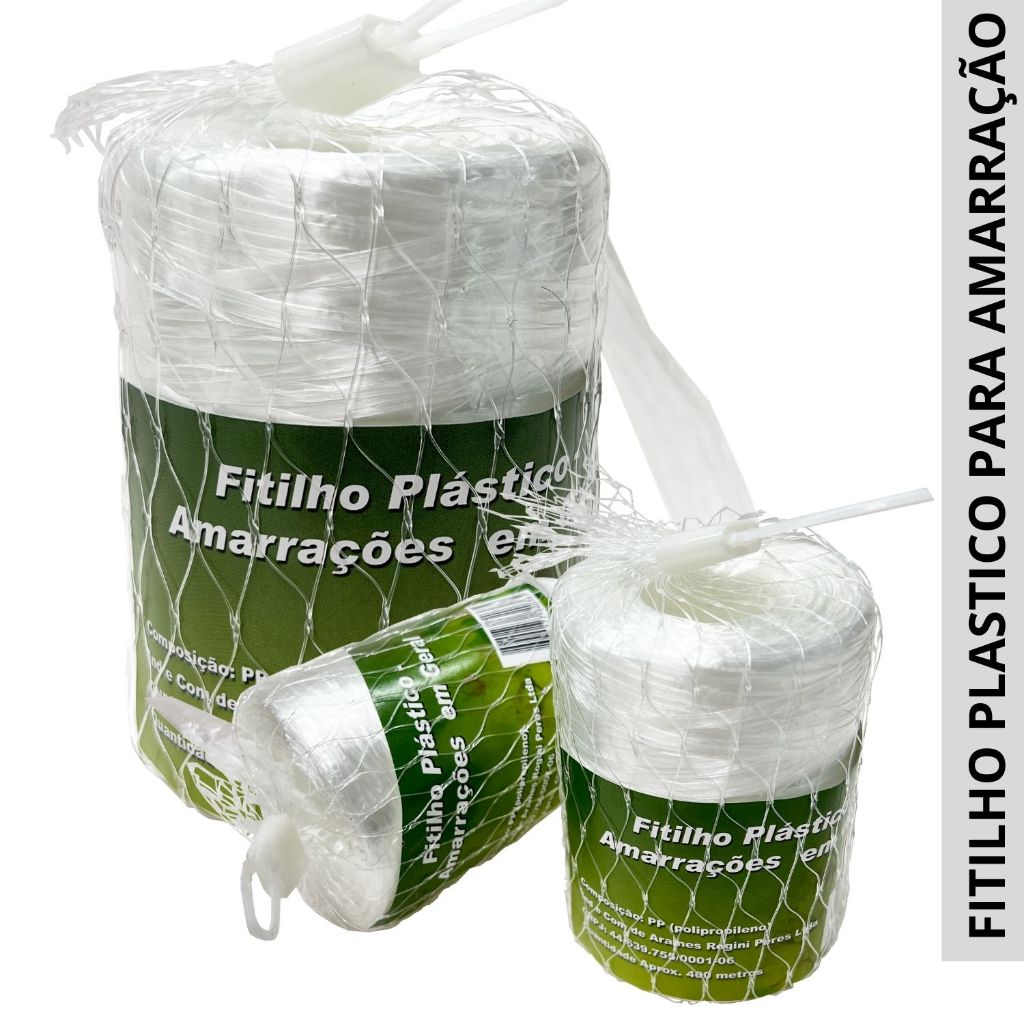 Fitilho Plastico Para Amarração 1 Rolo | Shopee Brasil