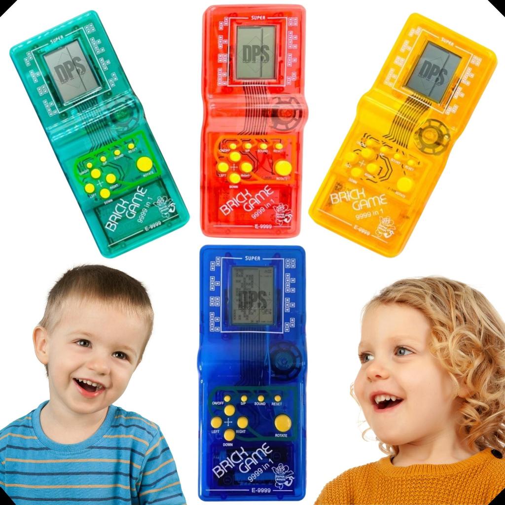 Brinquedo Vídeo Game Console Portátil Brick Game Jogo Super Mini Game ...
