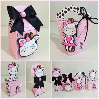 CAIXINHAS PERSONALIZADAS - VAQUINHA - LEMBRANCINHAS - ANIVERSARIO