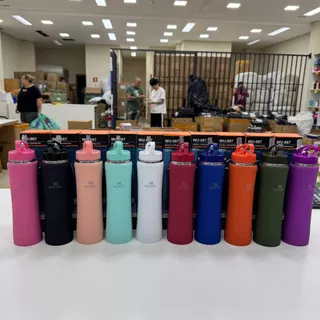 Garrafa Térmica 600ml Bebidas Inox squeeze com Bico ideal para Hidratação De alta Qualidade