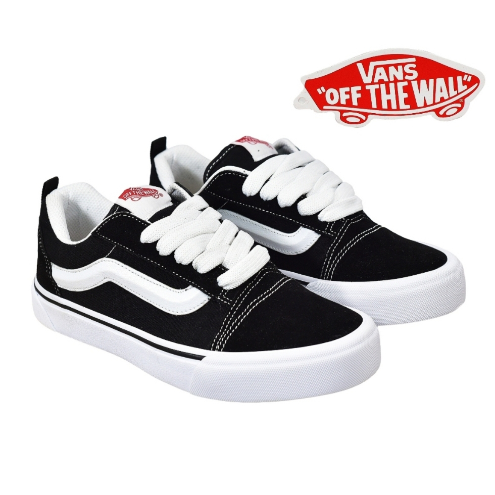 TÊNIS VANS KNU SKOOL BLACK TRUE WHITE LANÇAMENTO